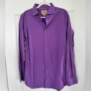 Cremieux Purple Dress Shirt